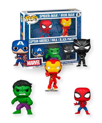 Kit 5 Bonecos Funko Pop! Marvel Vingadores