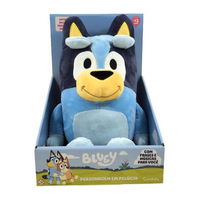 Pelúcia Infantil Bluey com Som 30cm