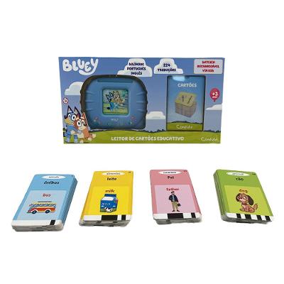 Leitor de Cartão Infantil Educativo Bluey
