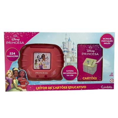 Leitor de Cartão Infantil Educativo Princesa