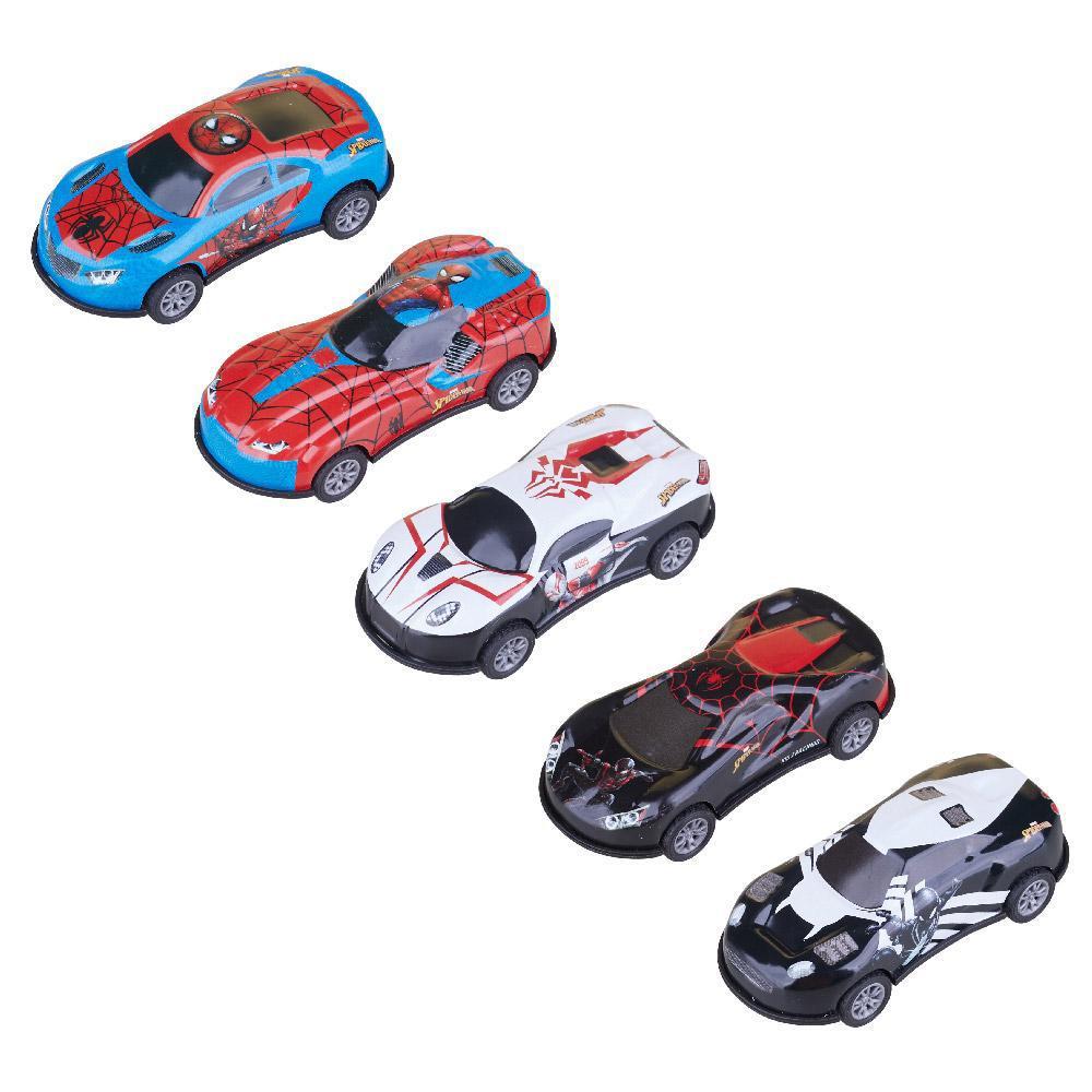 Mini Veiculos Pull Back Com 5 - Homem Aranha - 4