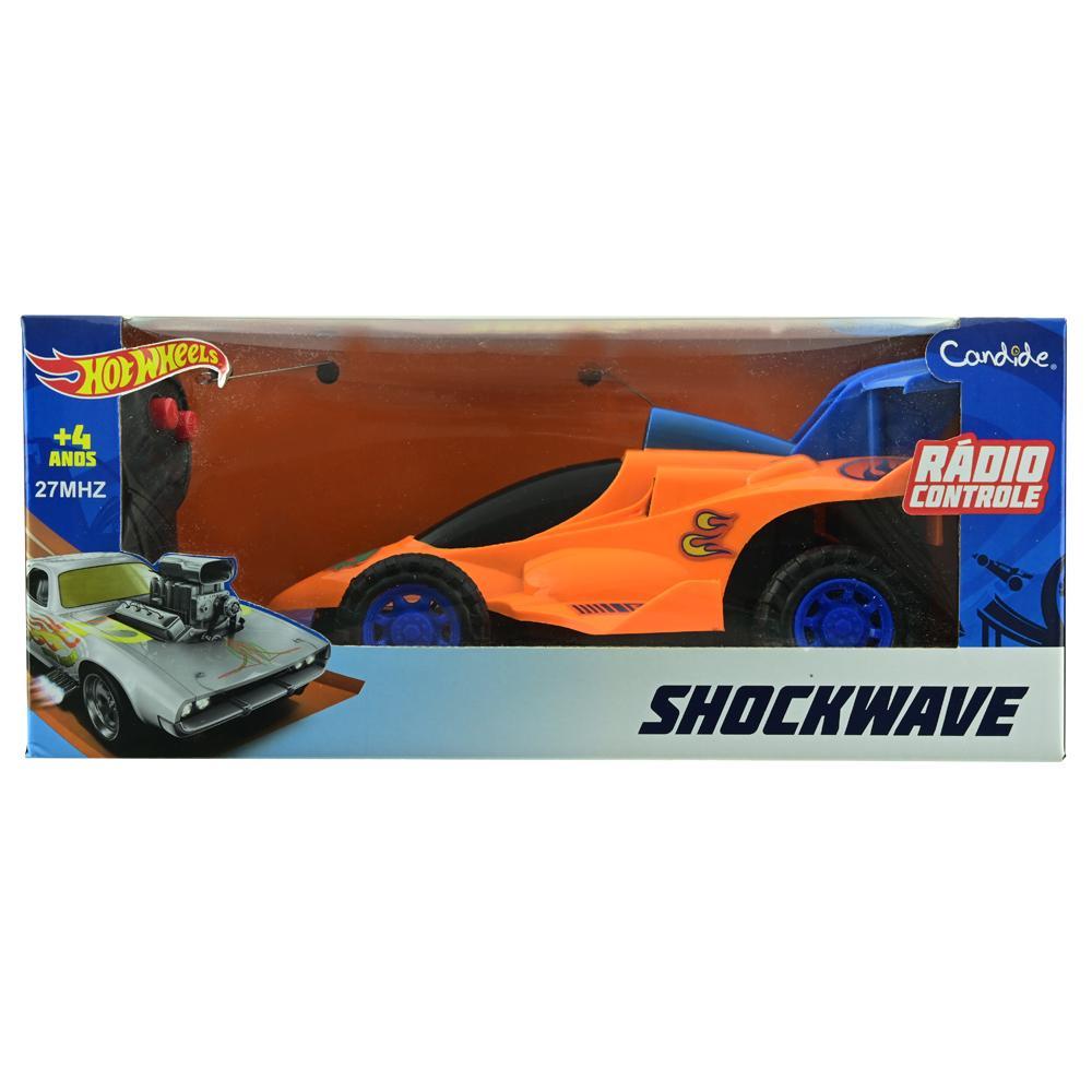 Veículo Controle Remoto Hot Wheels Shockwave - Laranja - 2