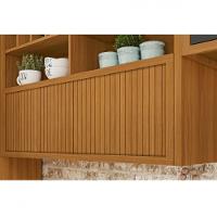 Armário Aéreo 1 Porta Bascula Adega Ripado Baronesa 120cm Mdf - 3