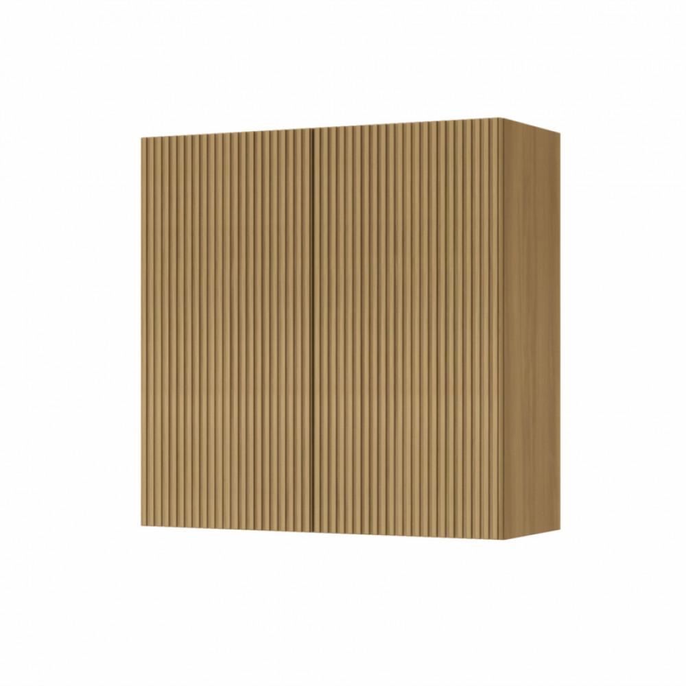 Armario Aereo 2 Portas Nesher Rainha 80cm Ripado 100 Mdf - 1