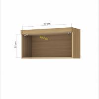 Armario Geladeira 1 Porta Basculante Nesher Marquesa 80cm 100 Mdf - 3