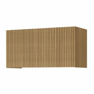 Armário Geladeira Ripado 1 Porta Basculante Rainha 80cm 100 MDF