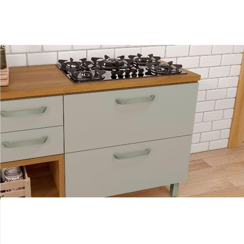 Balcão 1 Porta 1 Gaveta Nesher Princesa 80cm Mdf - 2