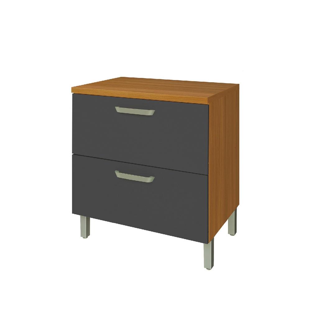 Balcão 1 Porta 1 Gaveta Nesher Princesa 80cm Mdf - 1