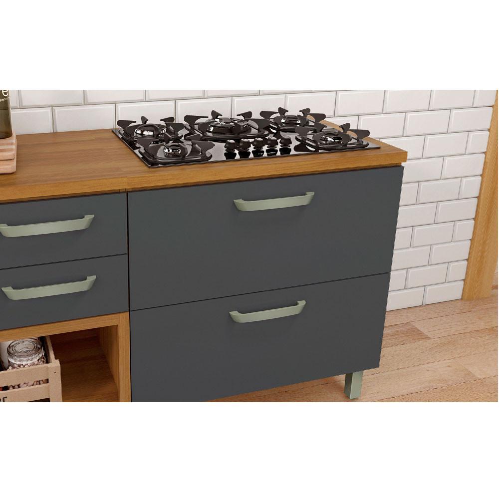 Balcão 1 Porta 1 Gaveta Nesher Princesa 80cm Mdf - 2