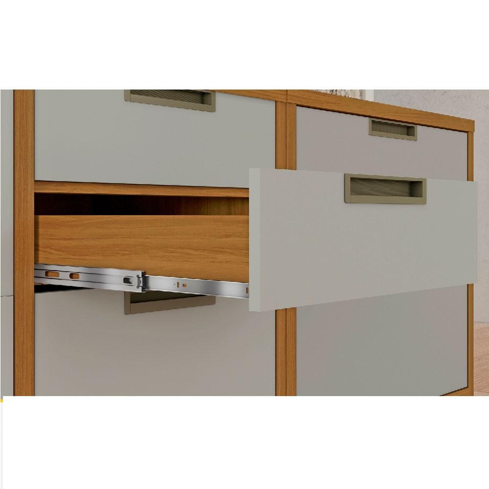 Balcão 1 Porta 4 Gavetas Nesher Imperatriz 120cm Mdf - 2
