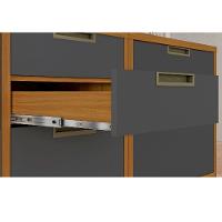 Balcão 1 Porta 4 Gavetas Nesher Imperatriz 120cm Mdf - 5