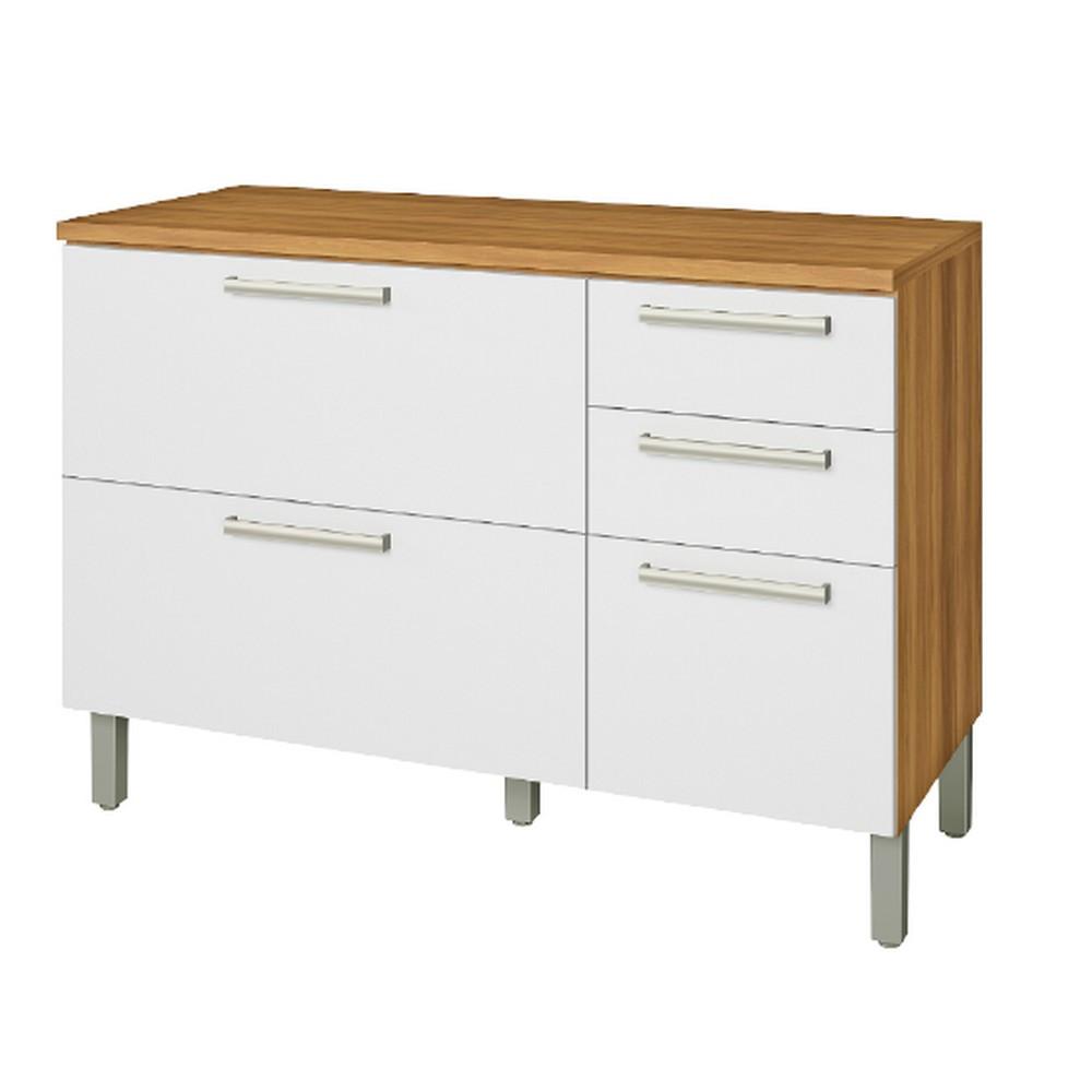 Balcão 2 Portas e 3 Gavetas Burguesa Premium 120cm Nesher - 1