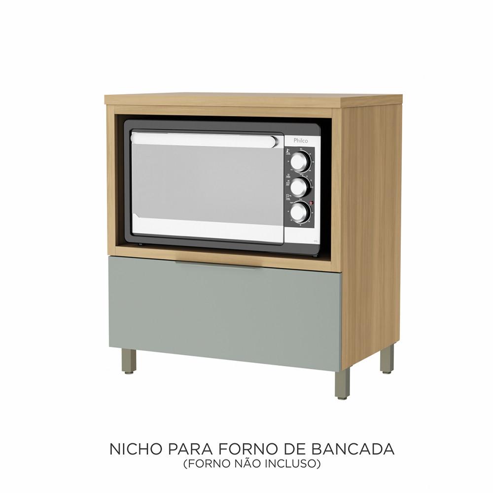 Balcão Forno 1 Gavetas Marquesa 80cm 100 MDF - 1