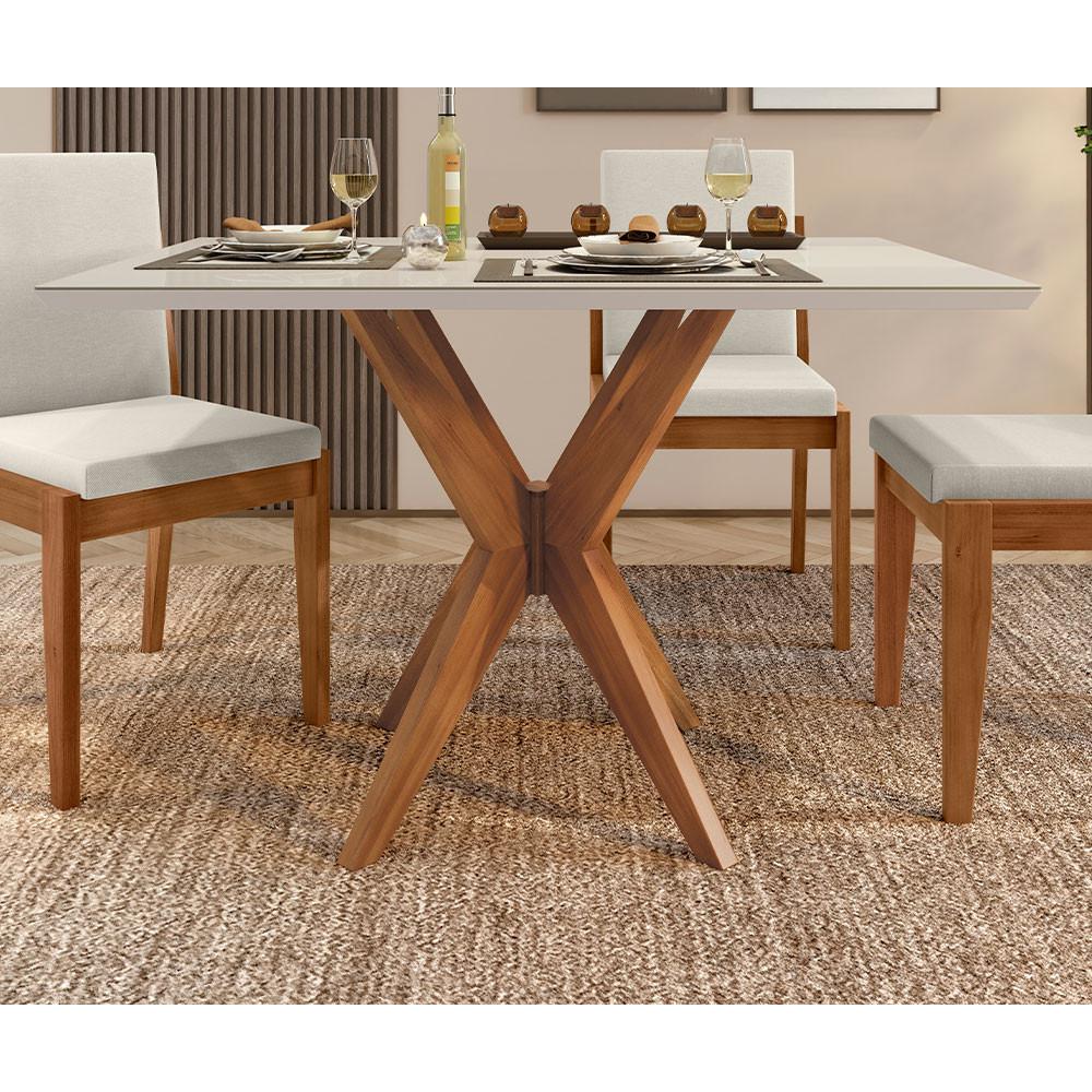 Conjunto Mesa Donna Com 4 Cadeiras Lady Nesher - 5