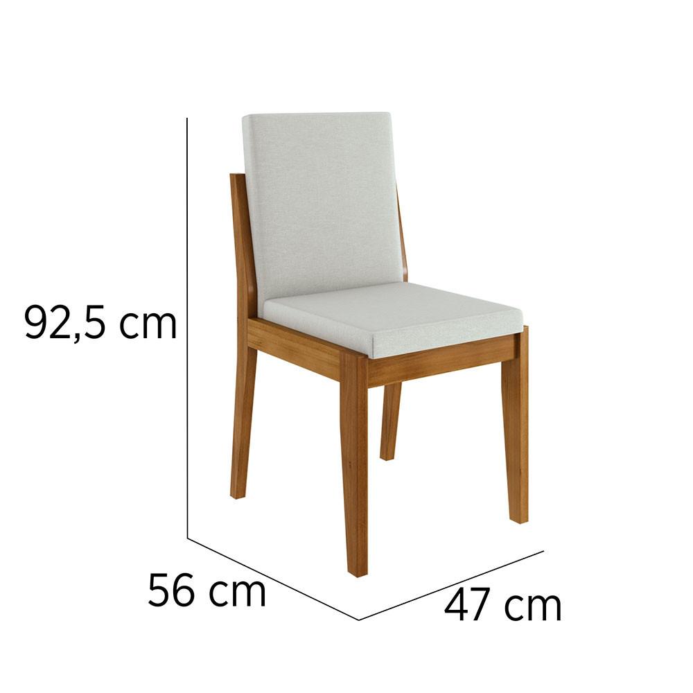 Conjunto Mesa Donna Com 4 Cadeiras Lady Nesher - 9