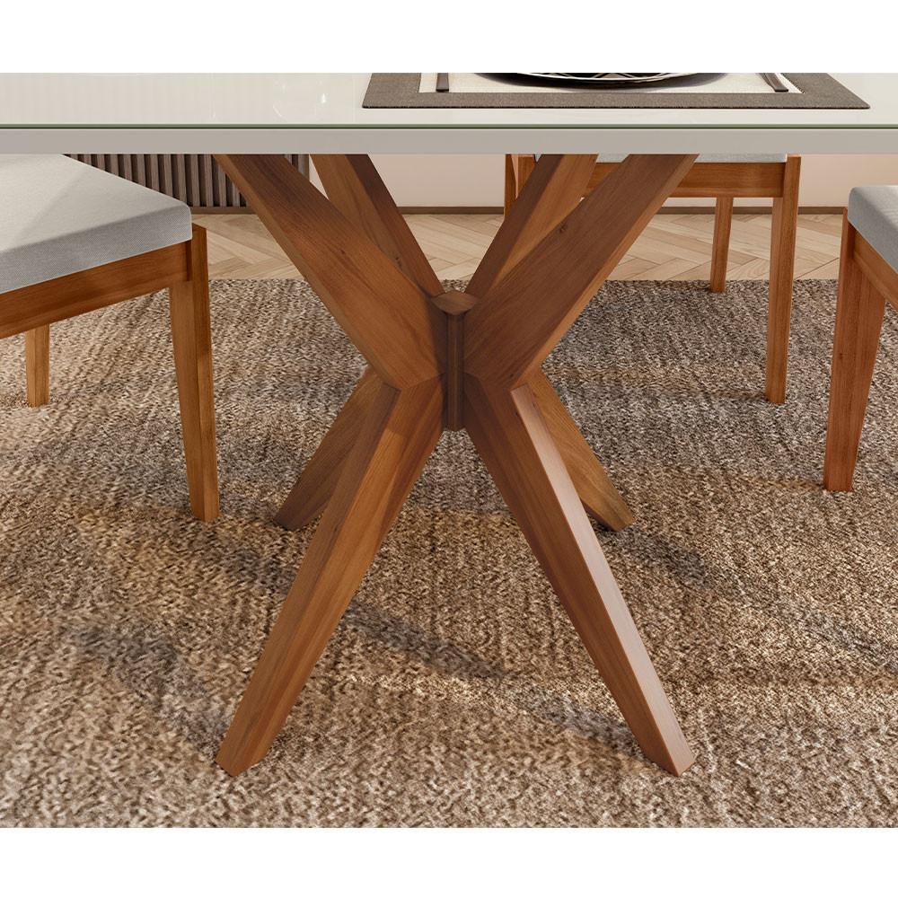 Conjunto Mesa Donna Com 4 Cadeiras Rainha Nesher - 5