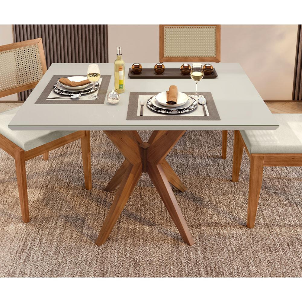 Conjunto Mesa Donna Com 4 Cadeiras Rainha Nesher - 6