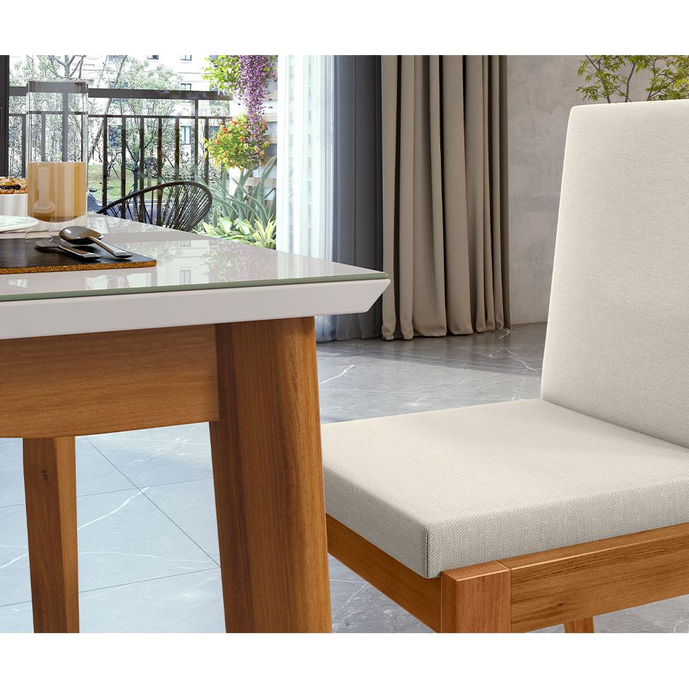 Conjunto Mesa Monalisa Com 6 Cadeiras Lady Nesher - 5