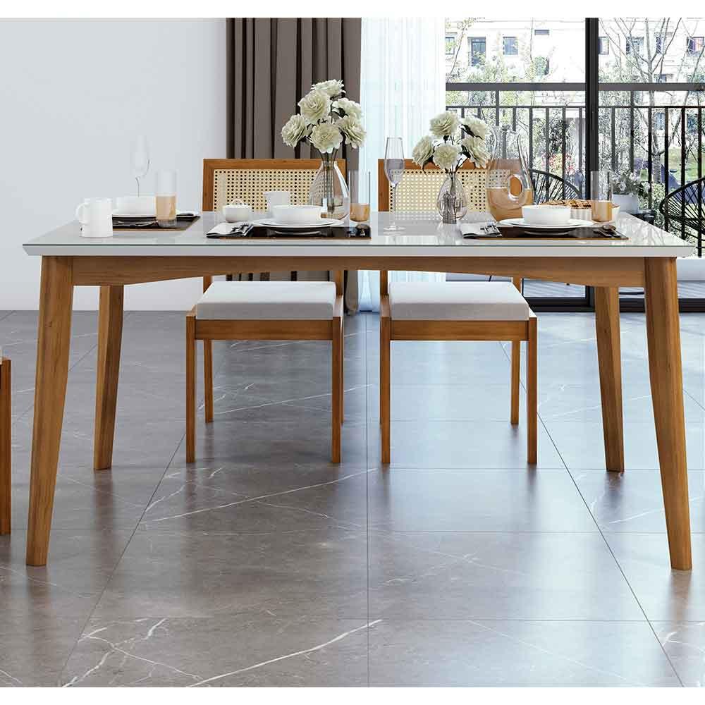 Mesa Nesher Monalisa 160x90 cm Madeira Maciça - 4