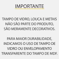 Gabinete de Banheiro 70cm com Caixa Organizadora Rainha 70cm MDF Nesher - 9