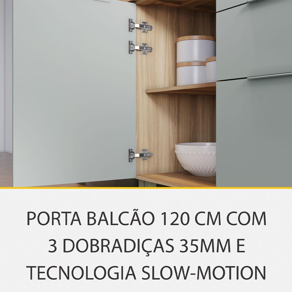 Cozinha 5 Peças Marquesa 6 Portas 6 Gavetas 100 MDF Nesher - 7