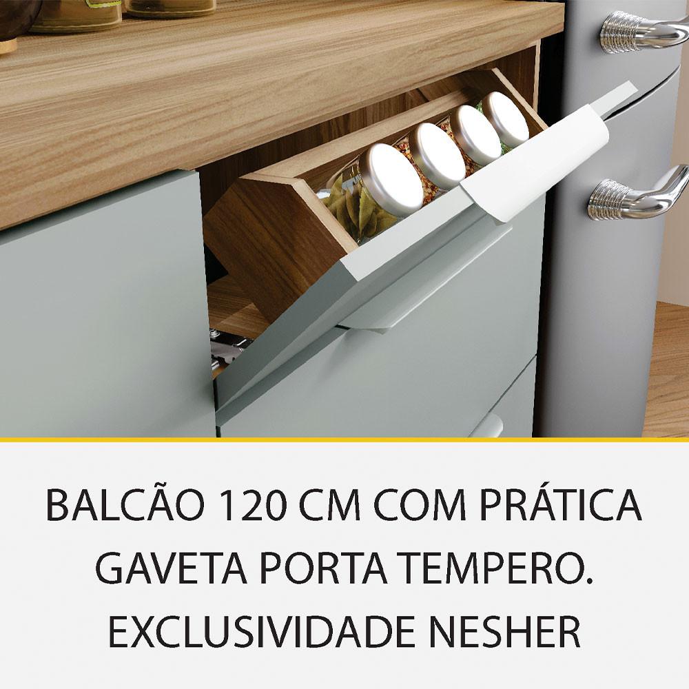 Cozinha 5 Peças Marquesa 6 Portas 6 Gavetas 100 MDF Nesher - 10