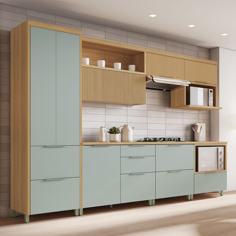 Cozinha 7 Peças Marquesa 7 Portas 7 Gavetas 350cm MDF Nesher - 2