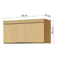 Armário Geladeira Marquesa 1 Porta 80 cm 100 MDF Nesher - 2