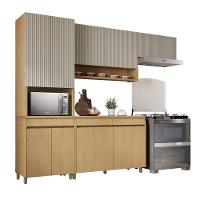 Cozinha Simone Mendes 270Cm 4 Peças 9 Portas 3 Gavetas Nesher - 1