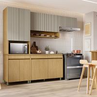 Cozinha Simone Mendes 270Cm 4 Peças 9 Portas 3 Gavetas Nesher - 2