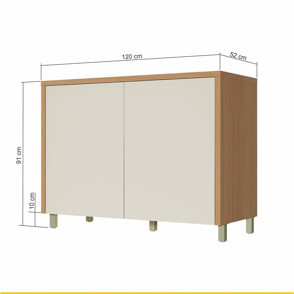 Balcao Condessa 2 Portas 120cm 100 MDF CRV-CRG Nesher - 2