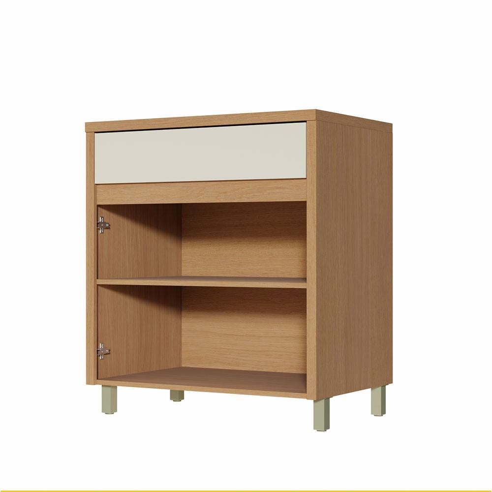 Balcao Condessa 2 Portas 1 Gaveta 80cm 100 MDF CRV-CRG Nesher - 3