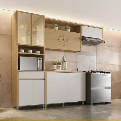 Cozinha Condessa 4 Peças 8 Portas 1 Gaveta 270 cm 100 MDF Nesher