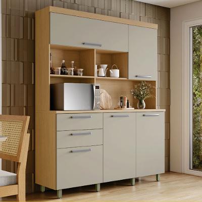 Cozinha Nobreza 5 Portas 2 Gavetas 160cm 100 MDF Nesher