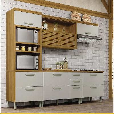 Cozinha 4 Peças 7 Portas 5 Gavetas Nesher Princesa Mdf