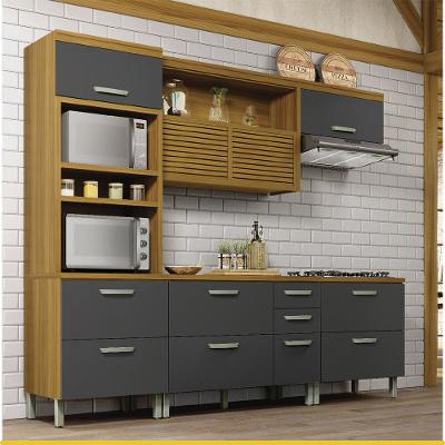 Cozinha 4 Peças 7 Portas 5 Gavetas Nesher Princesa Mdf