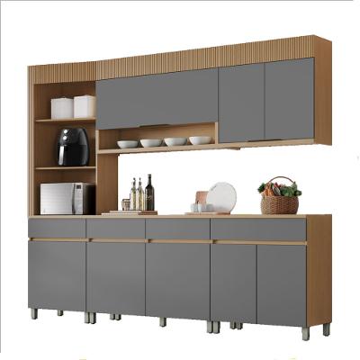 Cozinha 5 Peças 8 portas 4 Gavetas Torre Angular Realeza Premium 265 cm MDF Nesher