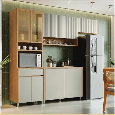 Cozinha 4 Peças 9 Portas 1 Gaveta Nesher Luna 270 cm 100 MDF