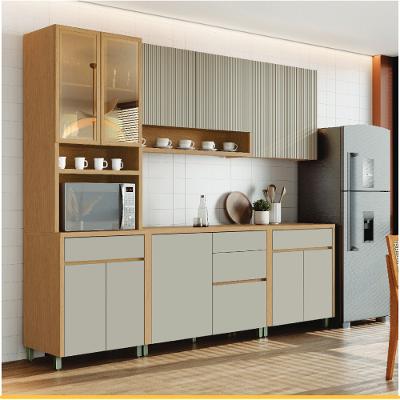 Cozinha 5 Peças 11 Portas 5 Gavetas Nesher Luna 270 cm 100 MDF