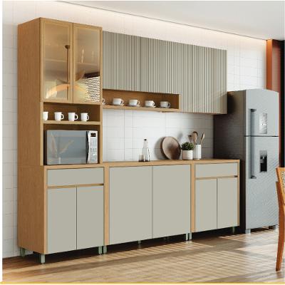 Cozinha 5 Peças 12 Portas 2 Gavetas Nesher Luna 270 cm 100 MDF