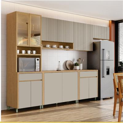 Cozinha 6 Peças 13 Portas 2 Gavetas Nesher Luna 270 cm 100 MDF