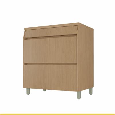 Balcão 1 Porta 1 Gaveta Nesher Simone Mendes 80cm 100 MDF