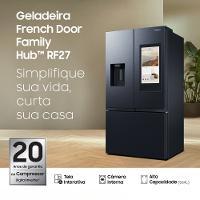 Geladeira Samsung French Door Family Hub RF27 564 Litros Preta 110V RF27CG5910B1AZ - 1