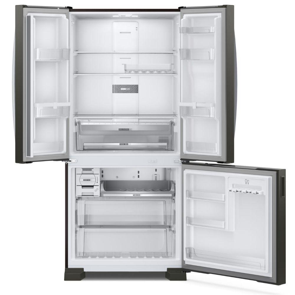 Geladeira Brastemp French Door 554 Litros Inverse Black Inox 110V BRO85AEANA - 5