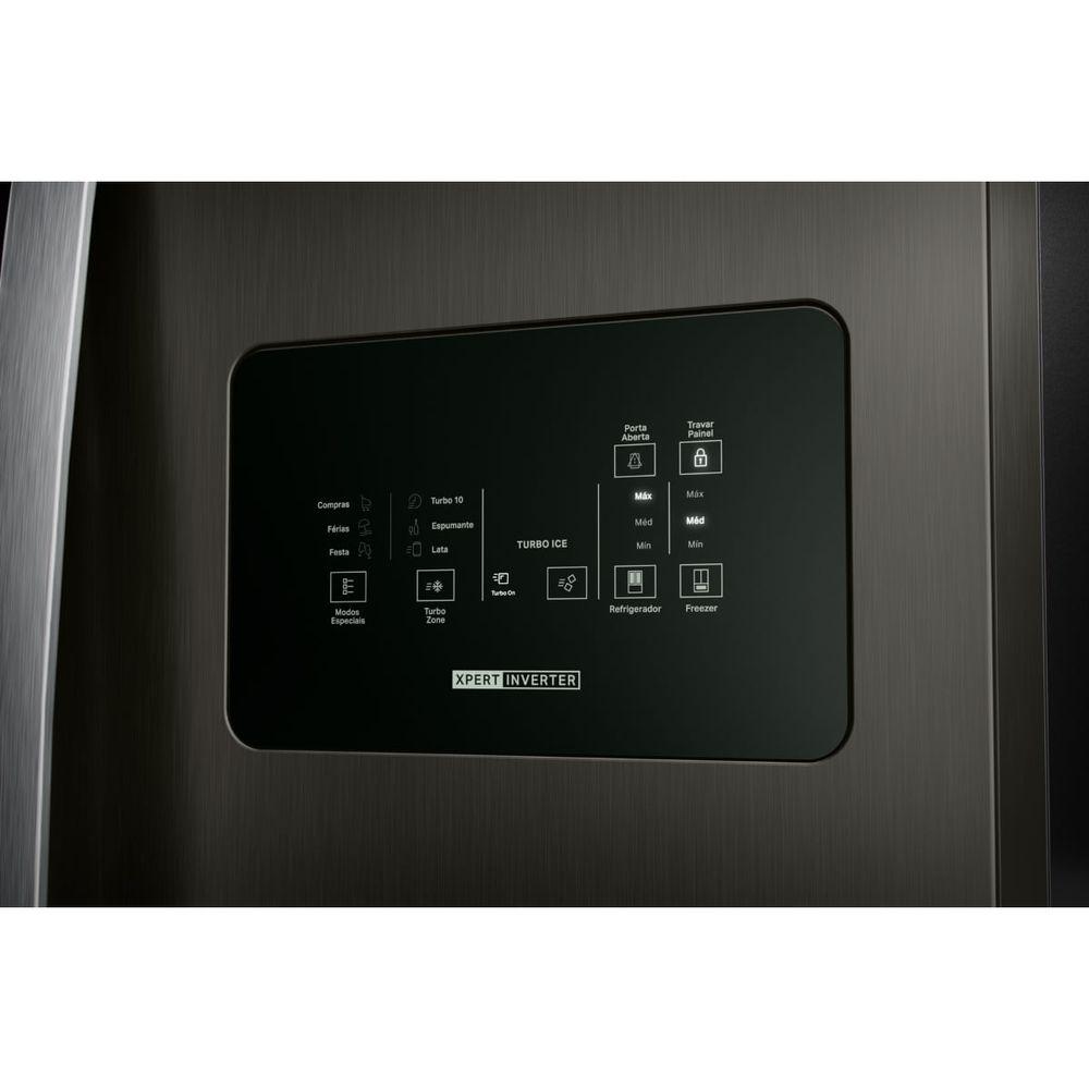 Geladeira Brastemp French Door 554 Litros Inverse Black Inox 110V BRO85AEANA - 7