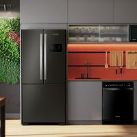 Geladeira Brastemp French Door 554 Litros Inverse Black Inox 110V BRO85AEANA - 2