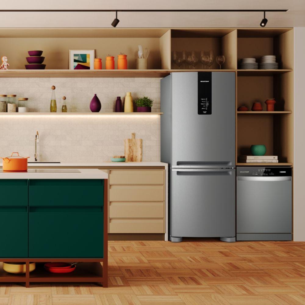 Geladeira Brastemp Duplex Smart Flow Inverse 447L Inox 220V BRE57FKBNA - 2
