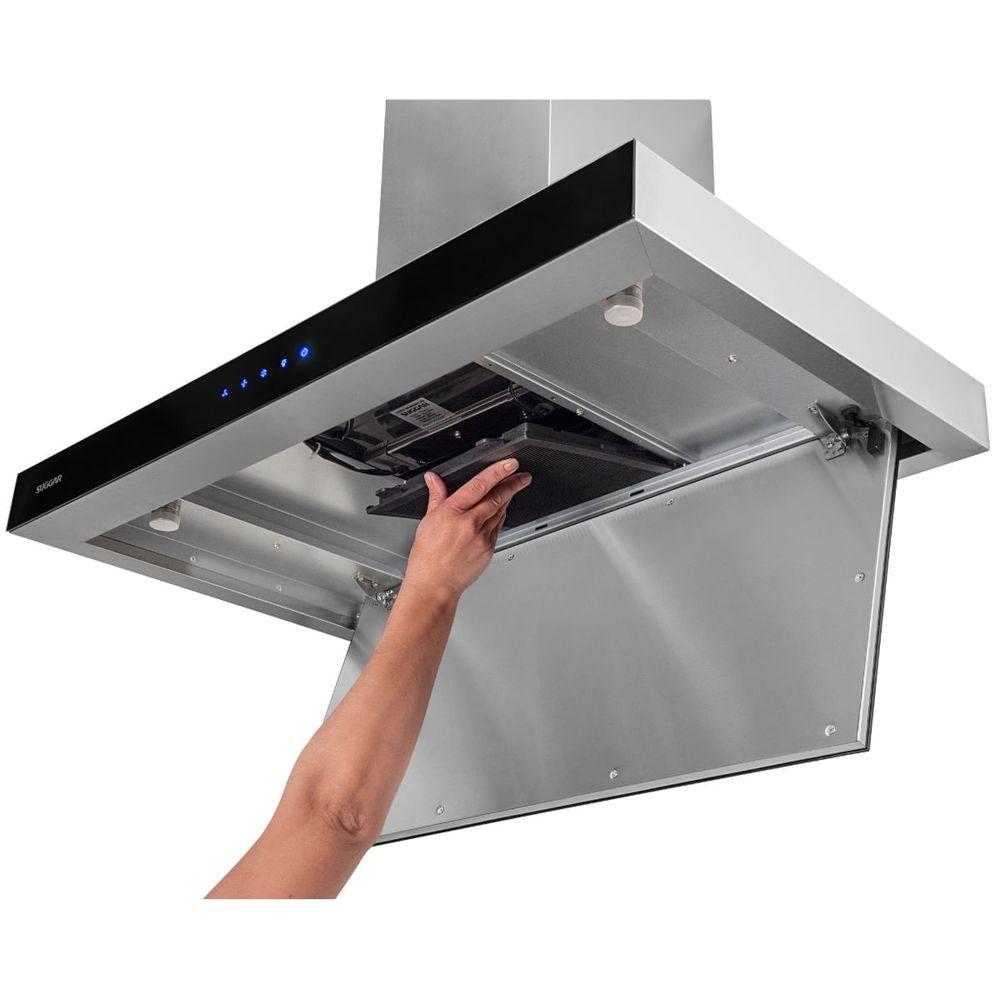Coifa de Parede Suggar Granada 90cm Inox 110V TP1091IX - 3