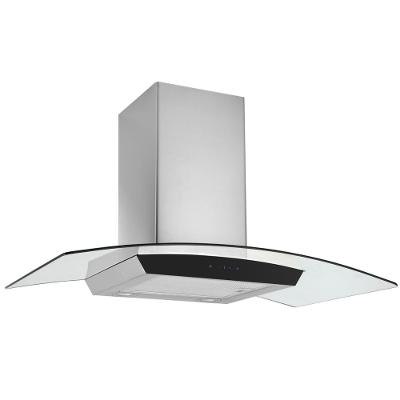 Coifa de Parede Suggar Esmeralda Touch Vidro Inox 90Cm