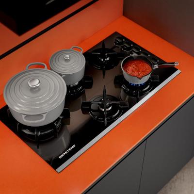 Cooktop a Gás Brastemp 5 Bocas BDD86AP Eclipse Collection Preto
